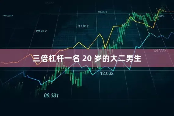 三倍杠杆一名 20 岁的大二男生